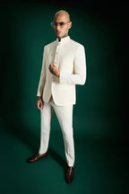 The Highness Bandhgala - Ivory