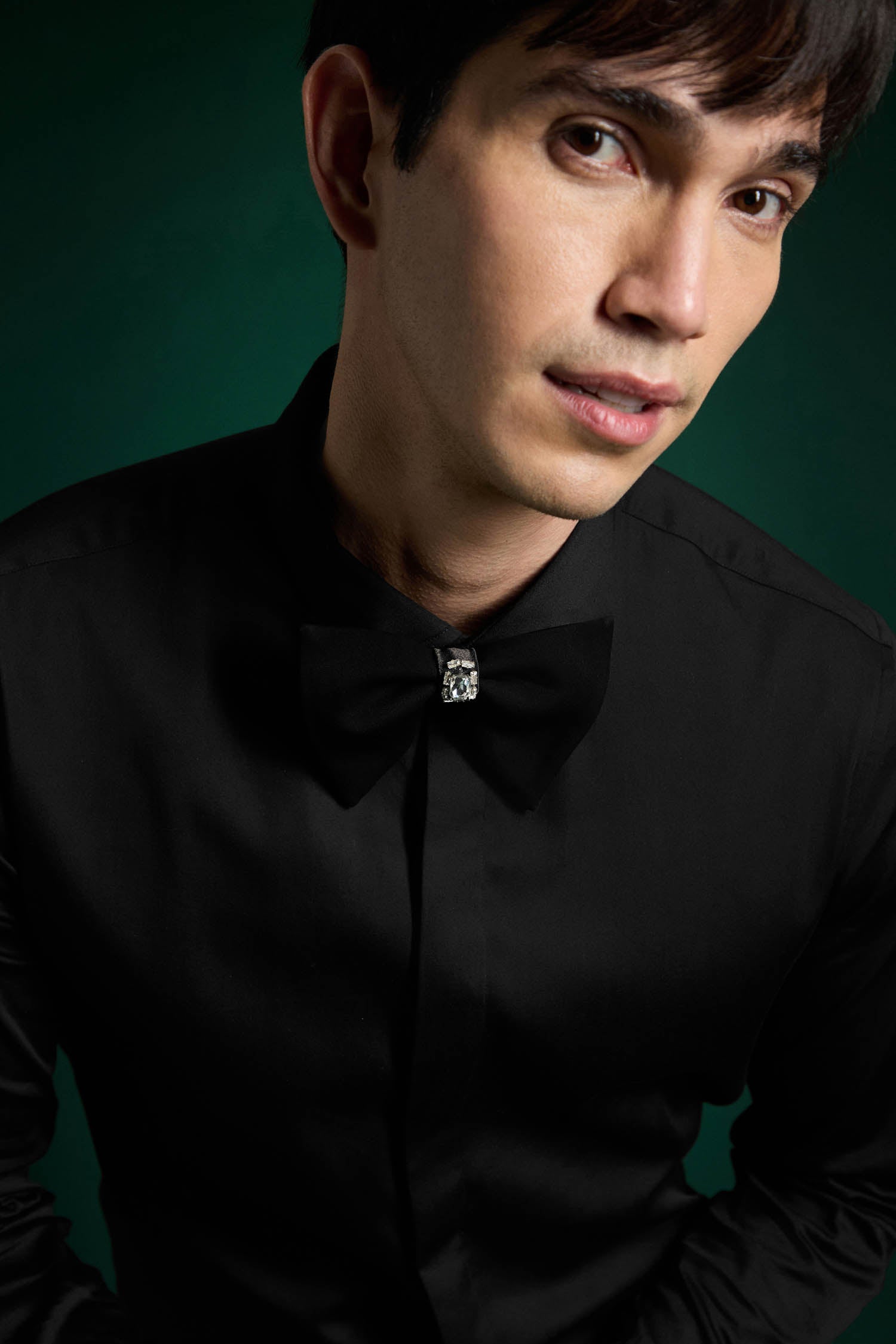 Crystal - Hand Embroidered Designer Bow-Tie