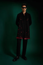 Speckled Birds Hand Embroidered Designer Shawl