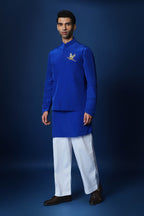 Egret Bundi Kurta - Royal Blue
