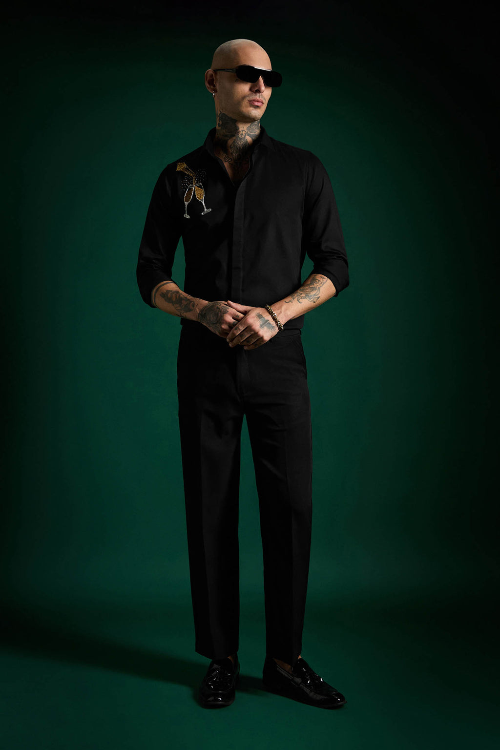 The Champagne Shirt - Black