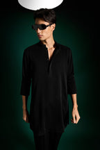 Black Designer Kurta Set