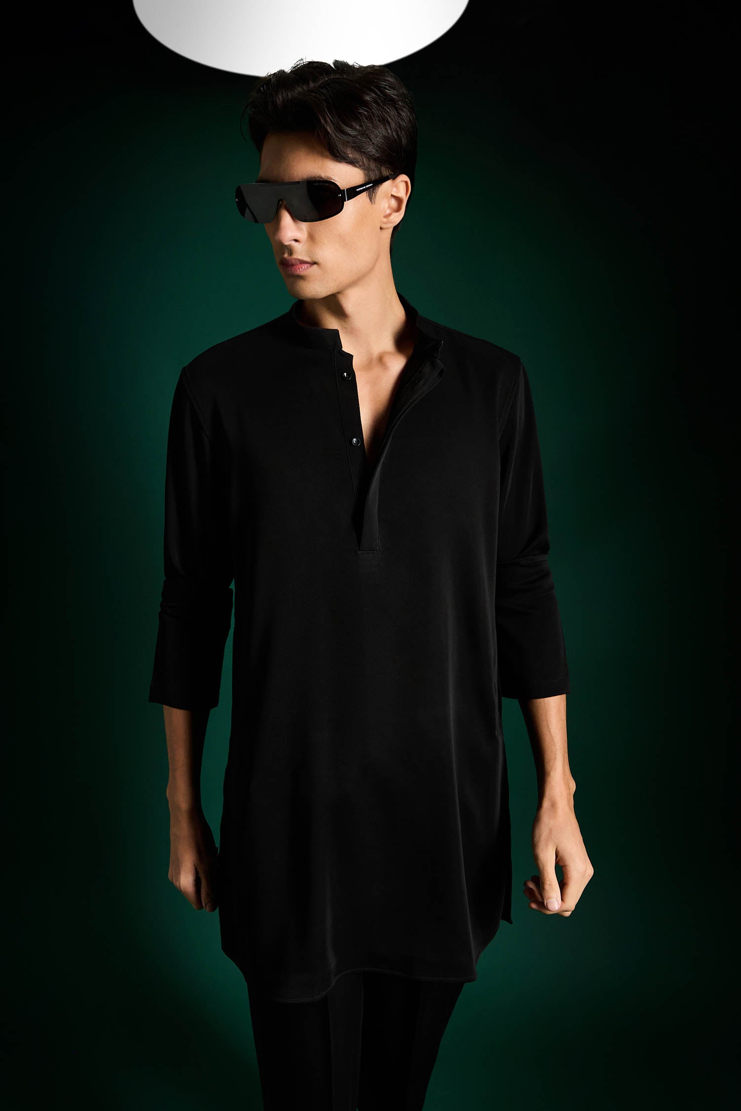 Black Designer Kurta Set