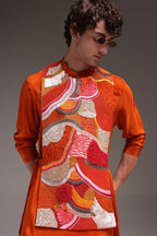 Zest - Hand Embroidered Designer Bib