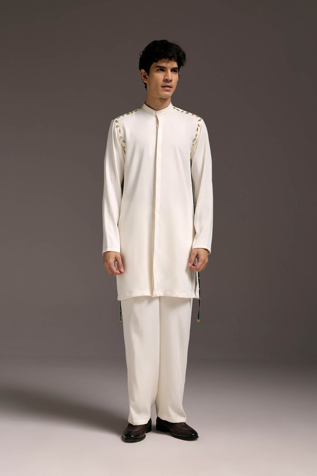 Cord - Hand Embroidered Designer Kurta Set