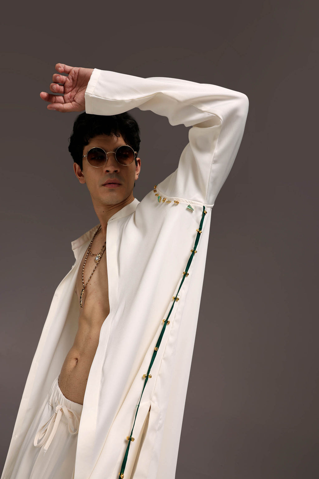 Cord - Hand Embroidered Designer Kurta Set