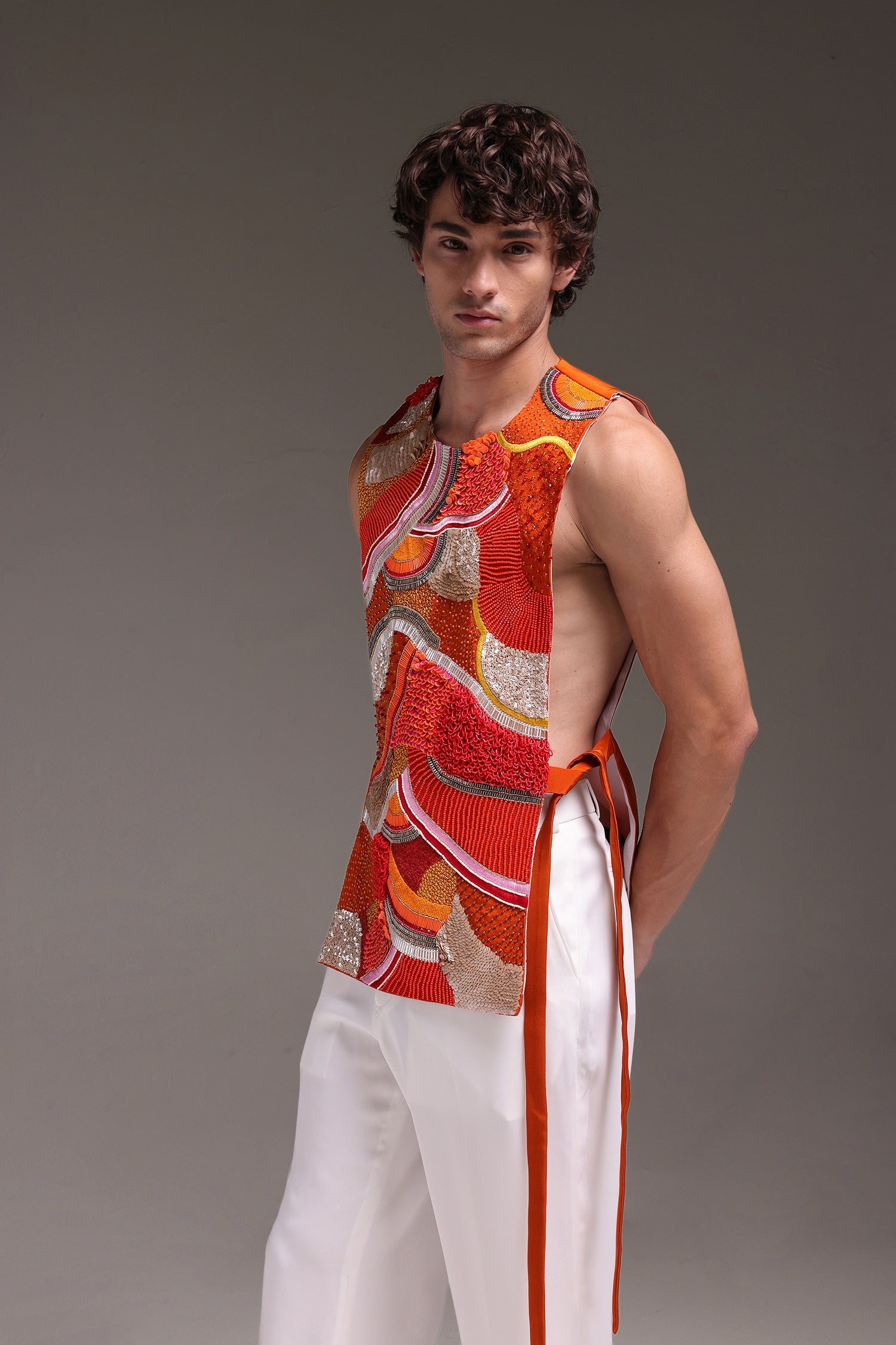 Zest - Hand Embroidered Designer Bib