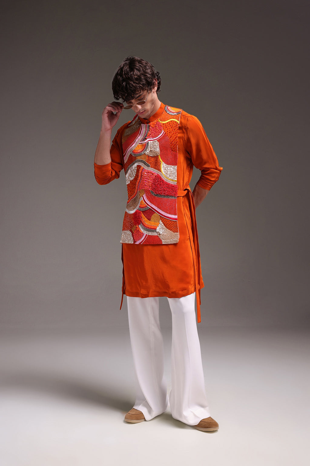 Zest - Hand Embroidered Designer Bib