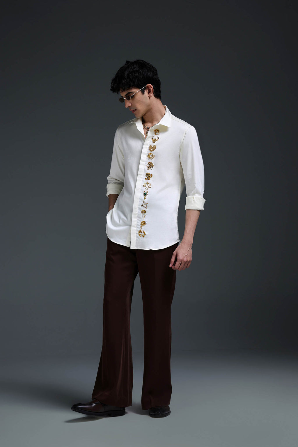 Zodiac Signs - Hand Embroidered Designer Shirt