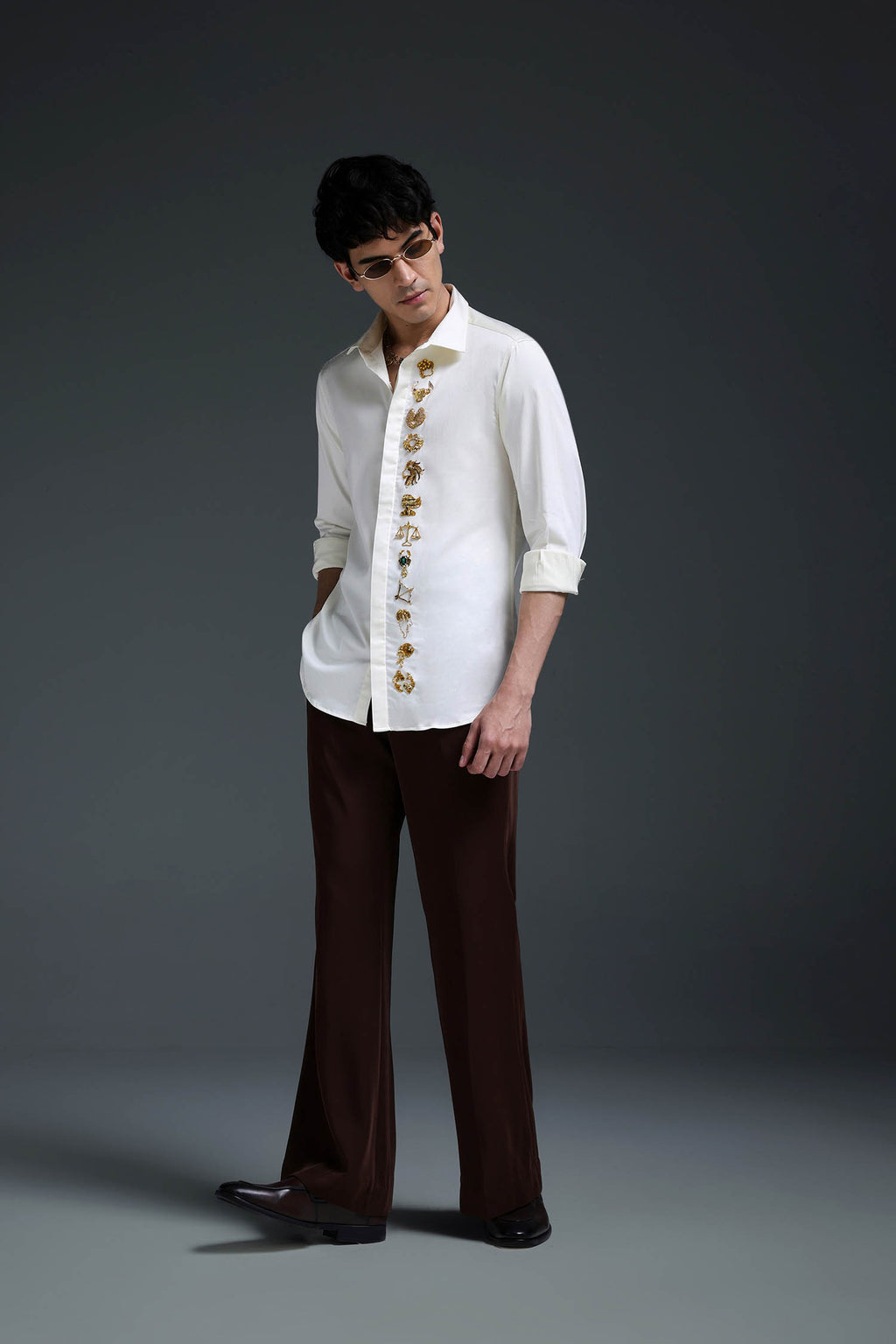 Zodiac Signs - Hand Embroidered Designer Shirt
