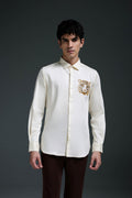 Predator(Tiger) - Hand Embroidered Designer Shirt