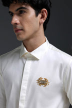 Crab - Hand Embroidered Designer Shirt