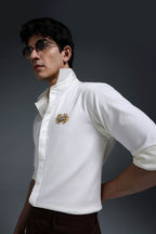 Crab - Hand Embroidered Designer Shirt