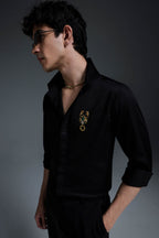 Kurlio(Scorpion) - Hand Embroidered Designer Shirt
