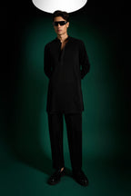 Black Designer Kurta Set