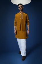 Mustard Bundi Kurta