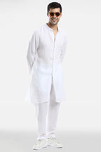 White Linen Kurta