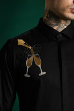 The Champagne Shirt - Black