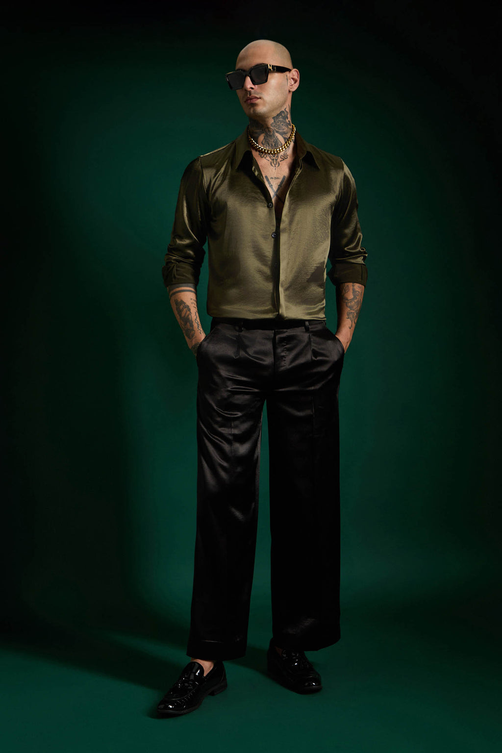 Olive Green - Designer Shirt