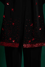 Speckled Birds Hand Embroidered Designer Shawl