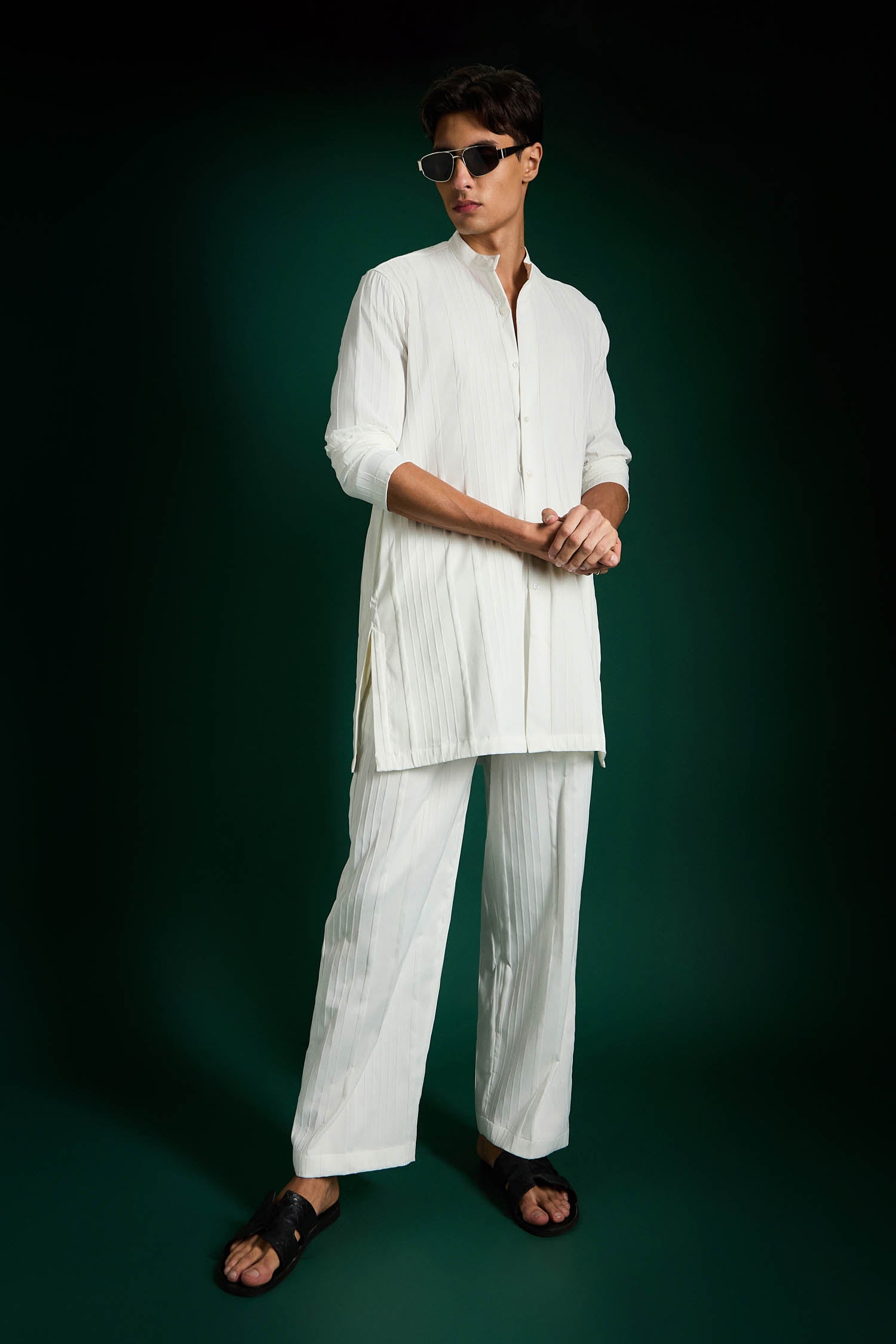 Cilia Designer Kurta Set - White