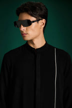 Echelon - Designer Kurta Set - Black