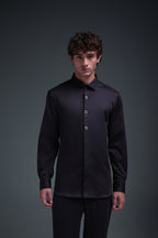 Regal(Red Rhinestone) - Hand Embroidered Designer Shirt