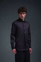 Regal(Red Rhinestone) - Hand Embroidered Designer Shirt