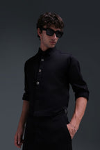 Regal(Red Rhinestone) - Hand Embroidered Designer Shirt