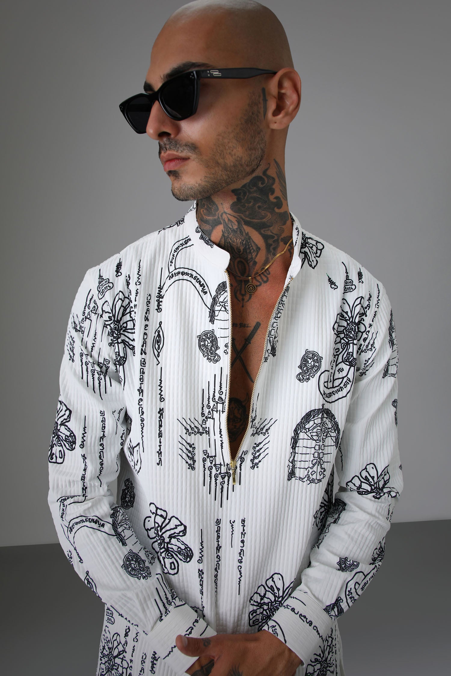Flora White Kurta - Designer Kurta