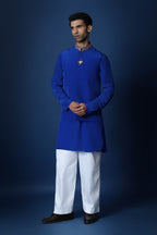Bee Bundi Kurta - Royal Blue