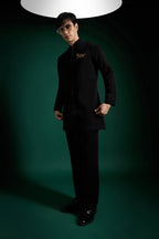 Hunter(Leopard) - Hand Embroidered Designer Bundi