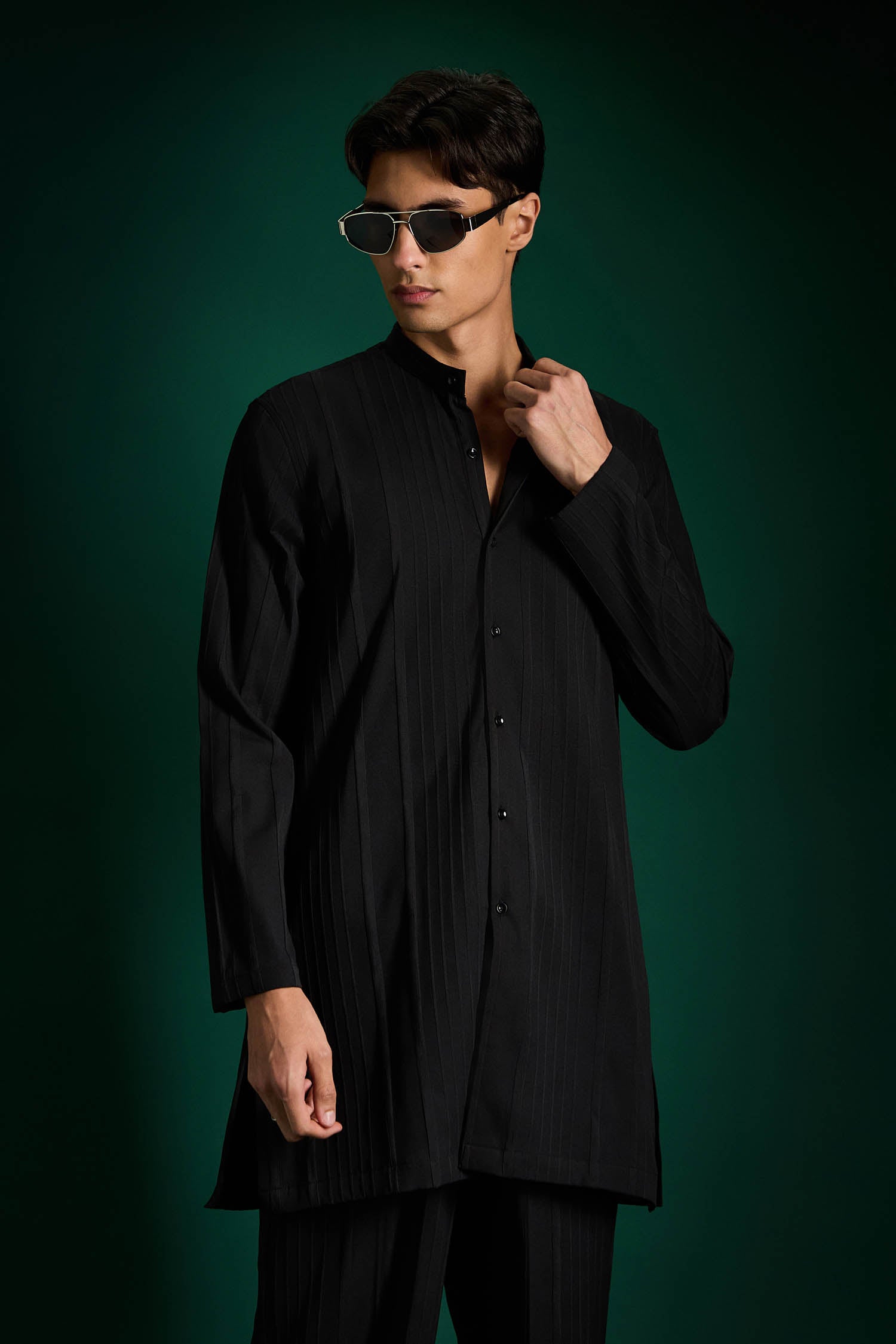 Cilia Designer Kurta Set - Black