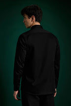 Big Mickey - Black Hand Embroidered Designer Shirt