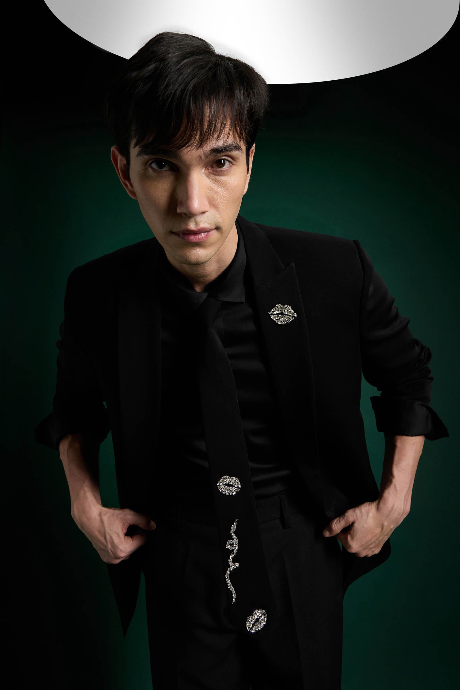 Kiss(Lips) - Hand Embroidered Designer Tuxedo