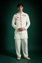 Meadows-hand Embroidered Designer Bundi