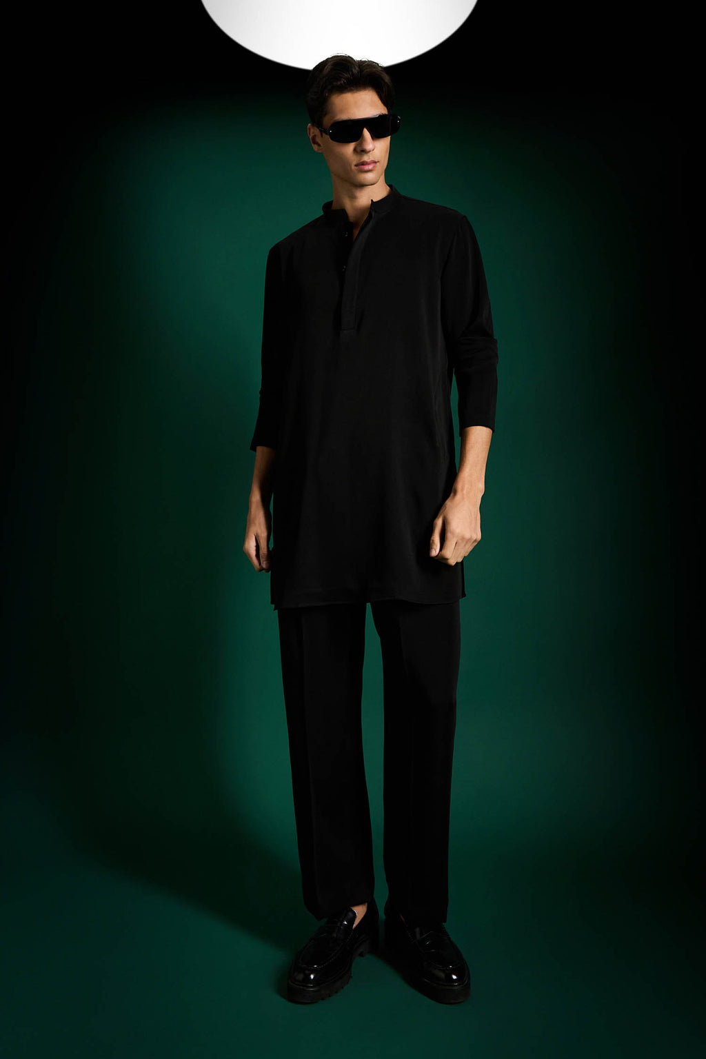 Black Designer Kurta Set