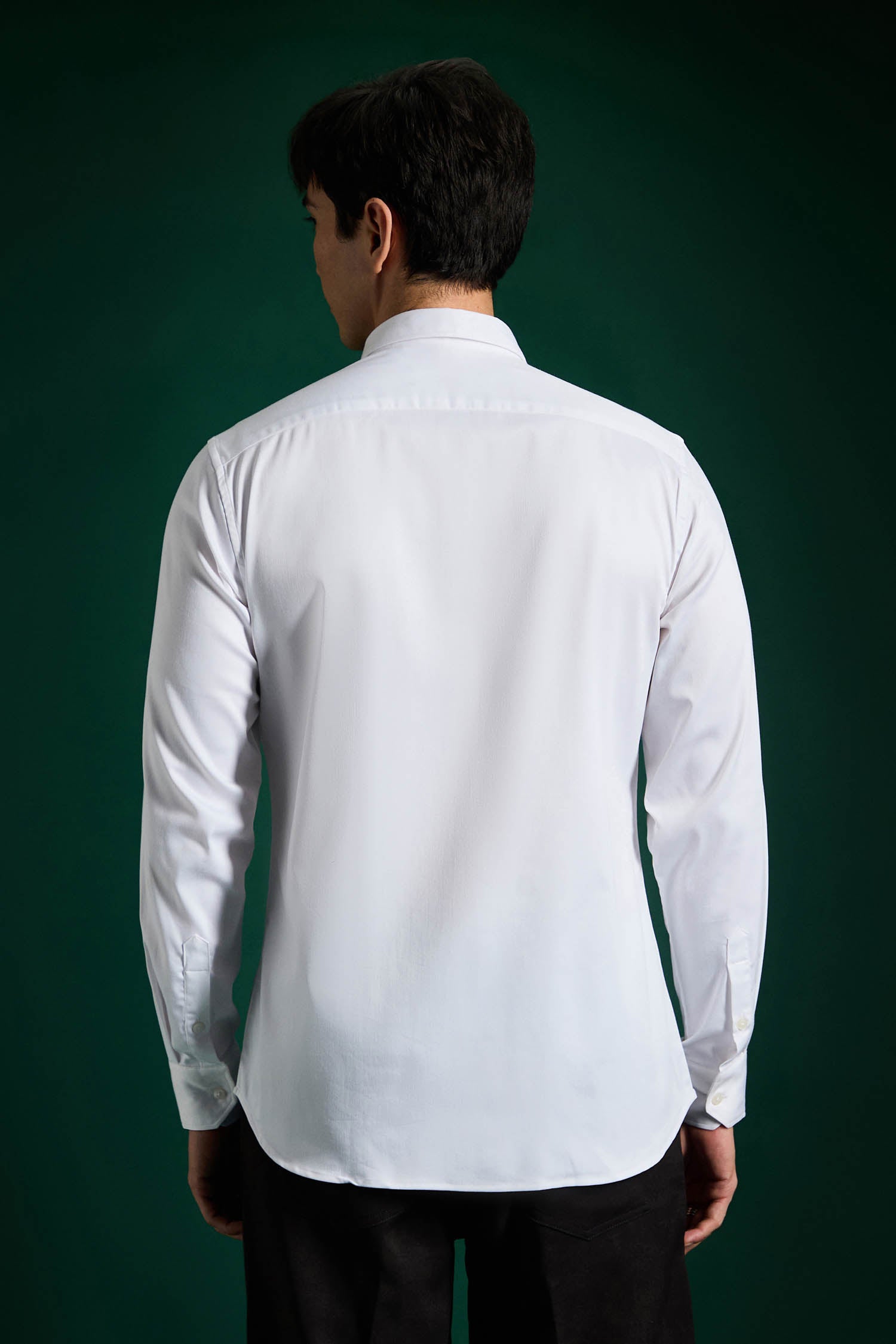 Heart Skull White - Hand Embroidered Designer Shirt
