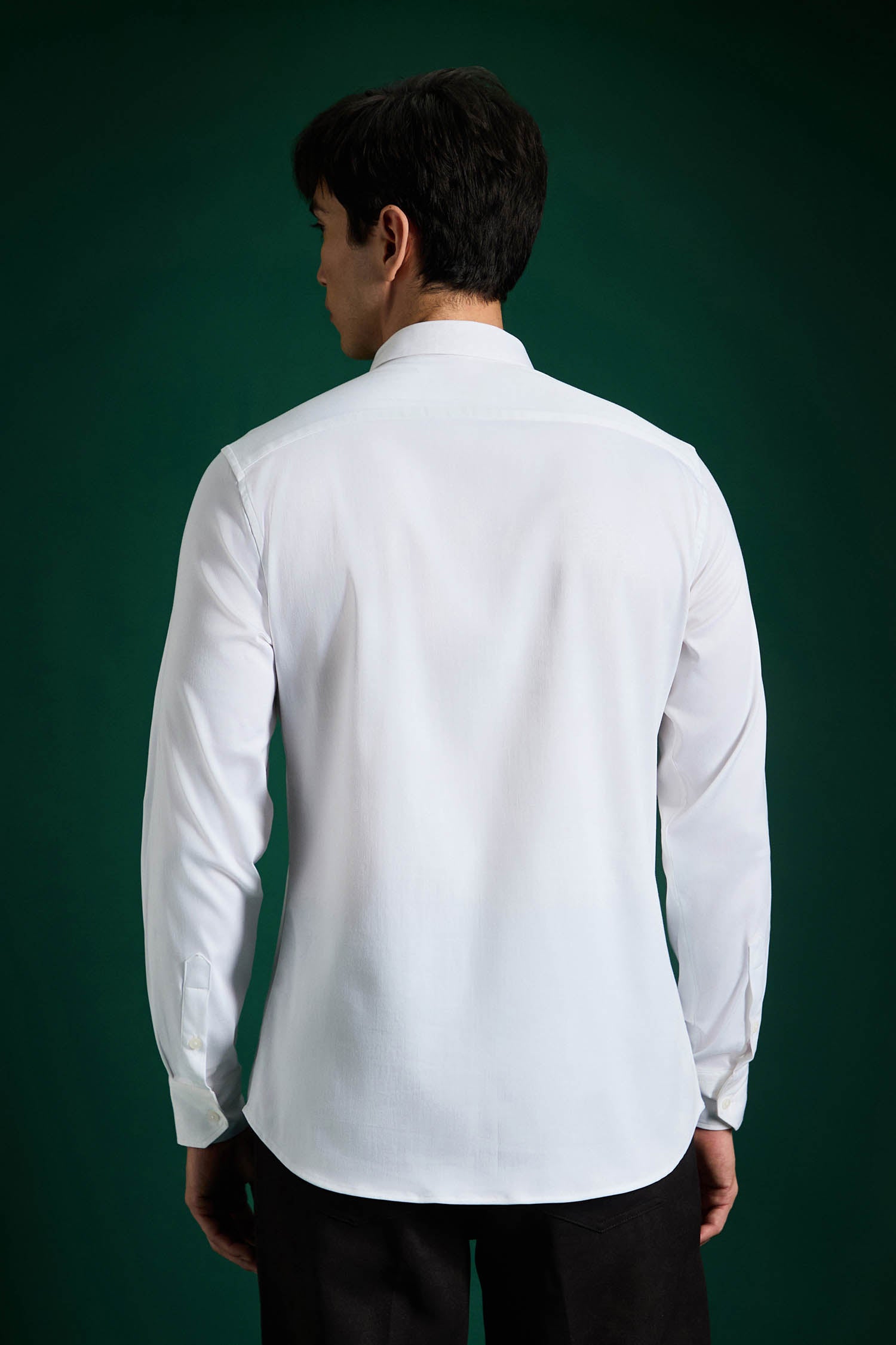 Big Mickey - White Hand Embroidered Designer Shirt