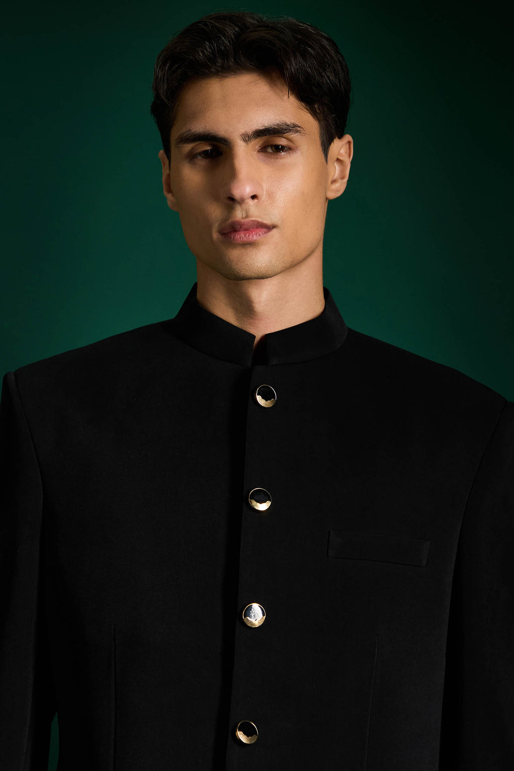 The Highness Bandhgala - Black