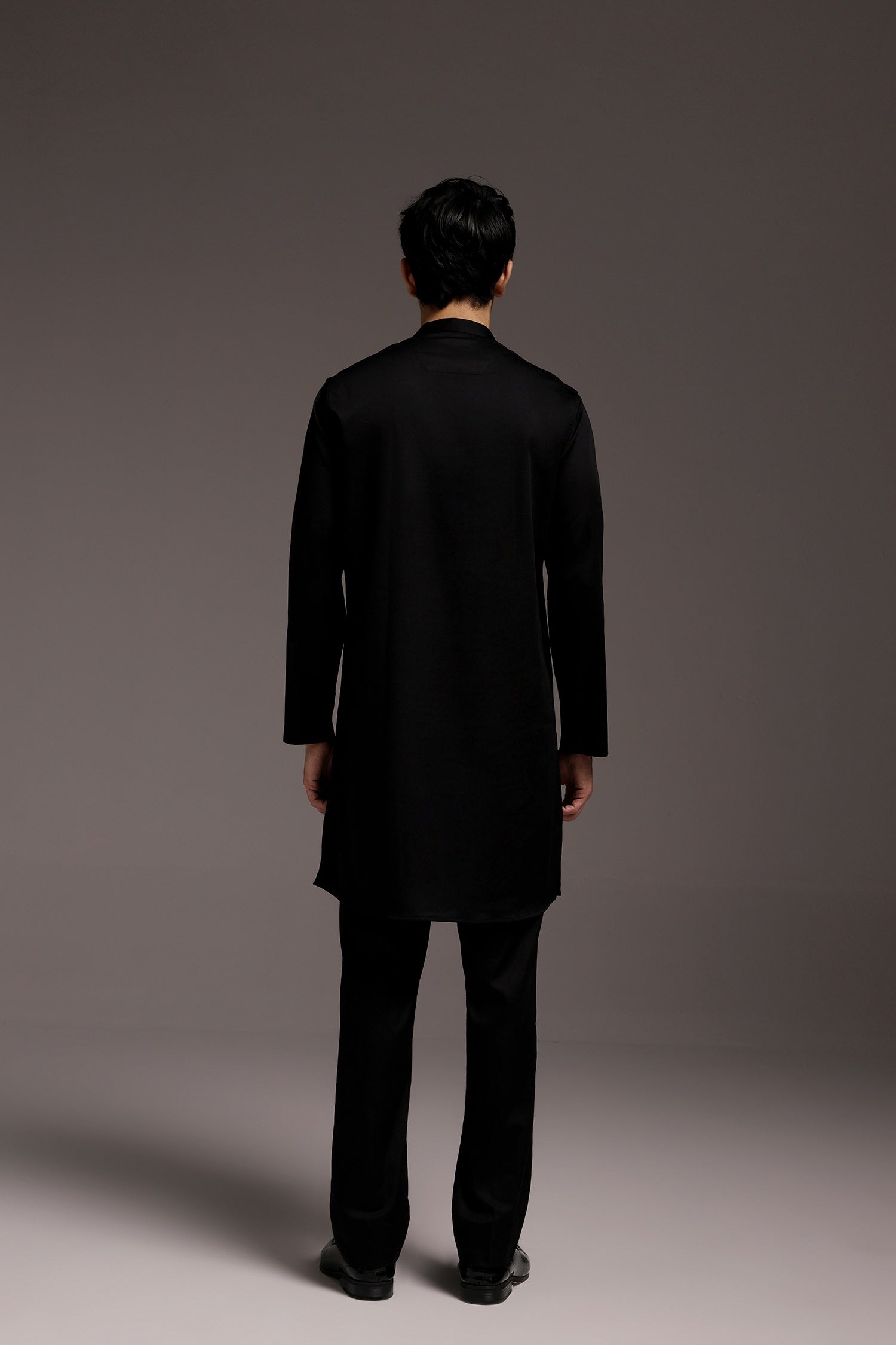 Wild Grace (Butterfly & Panther) - Hand Embroidered Designer Kurta