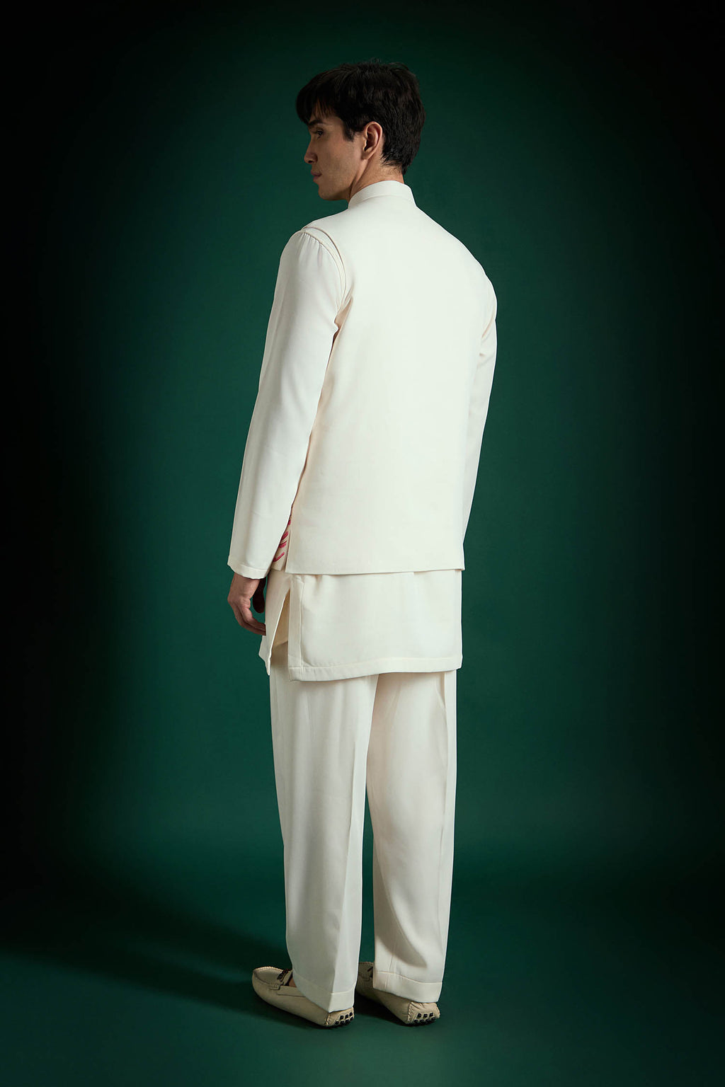 Meadows-hand Embroidered Designer Bundi