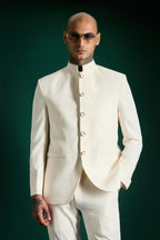 The Highness Bandhgala - Ivory