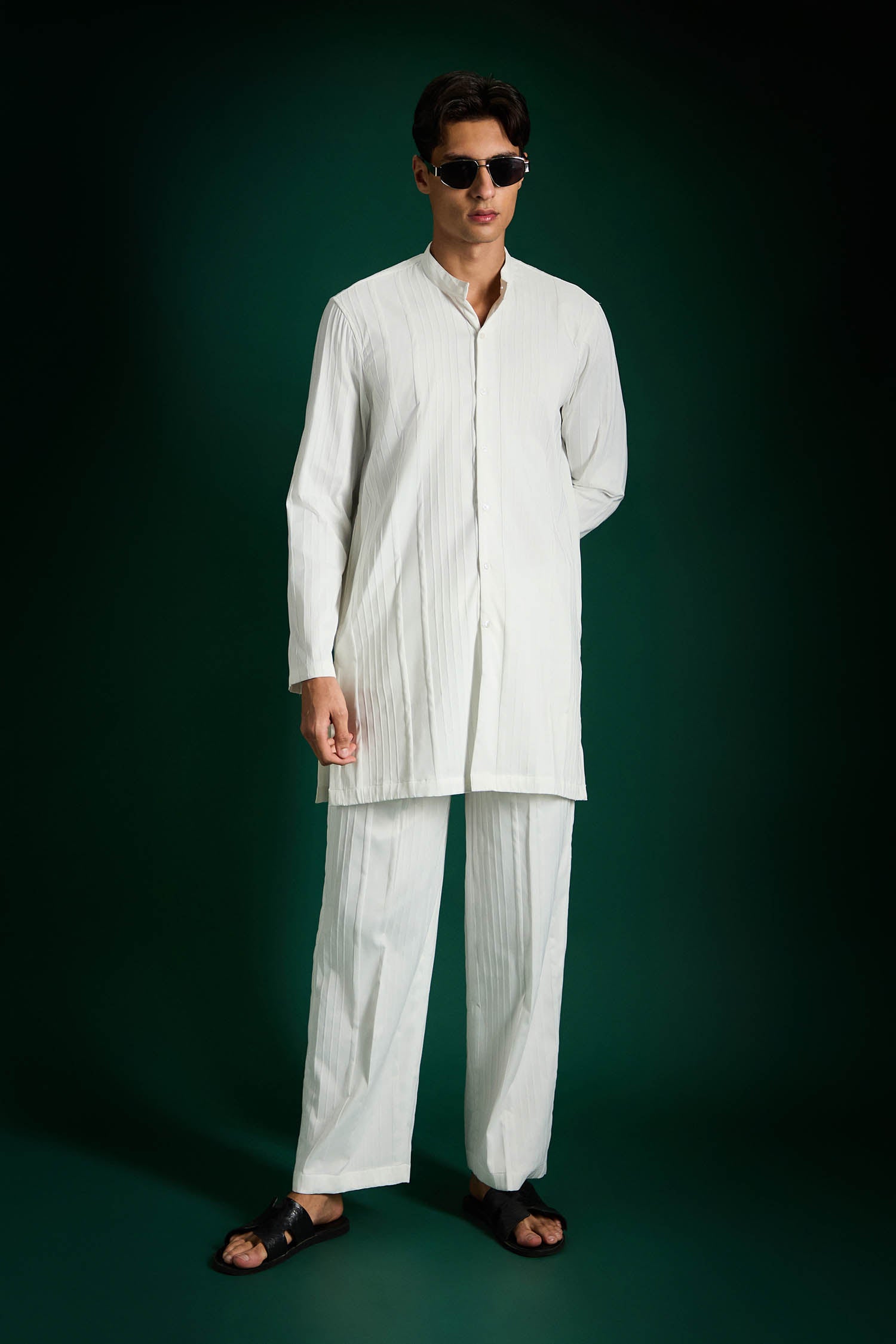 Cilia Designer Kurta Set - White