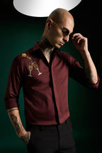 The Champagne Shirt - Wine