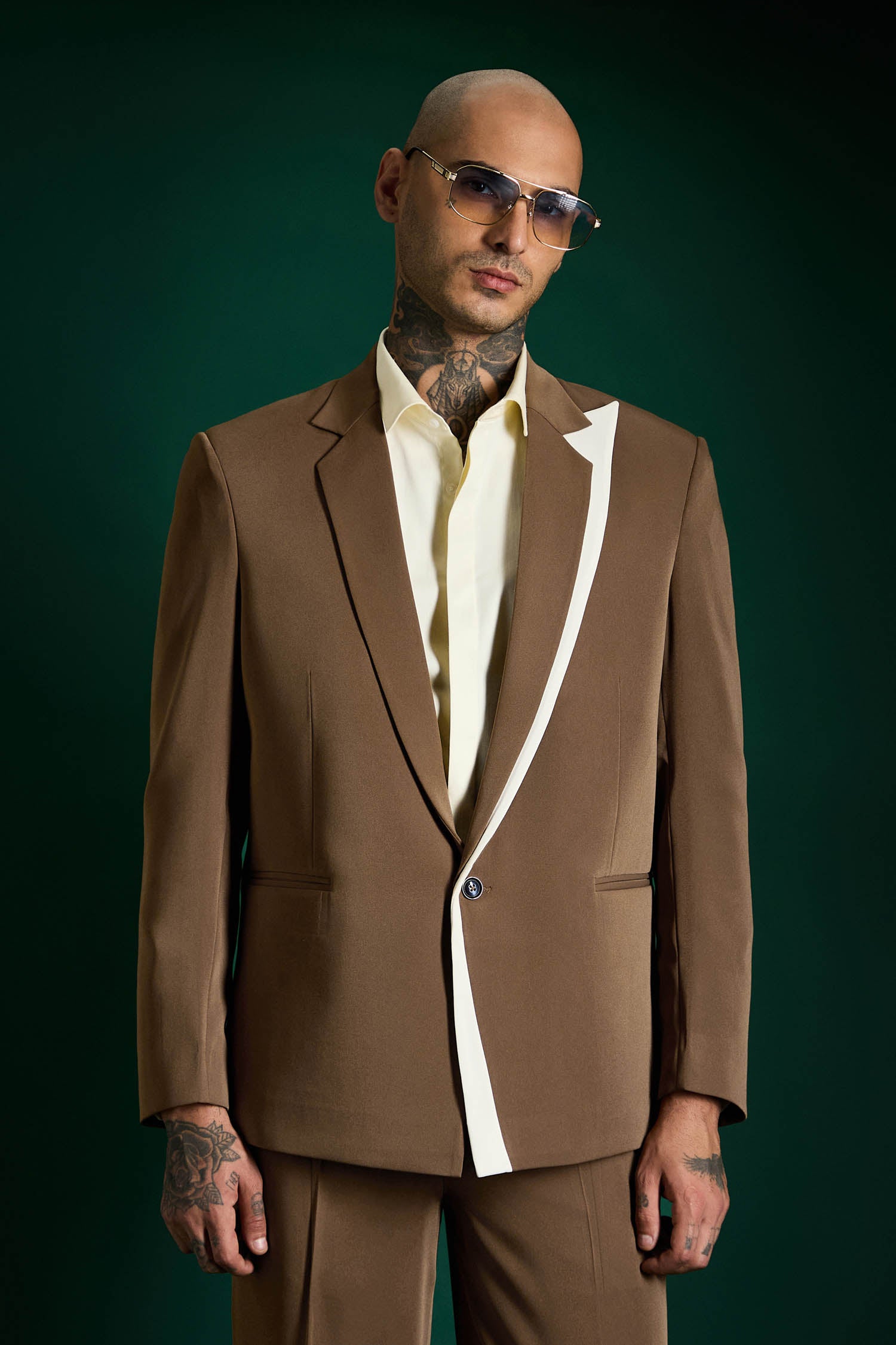 Double Lapel The Board Room Designer Blazer Set