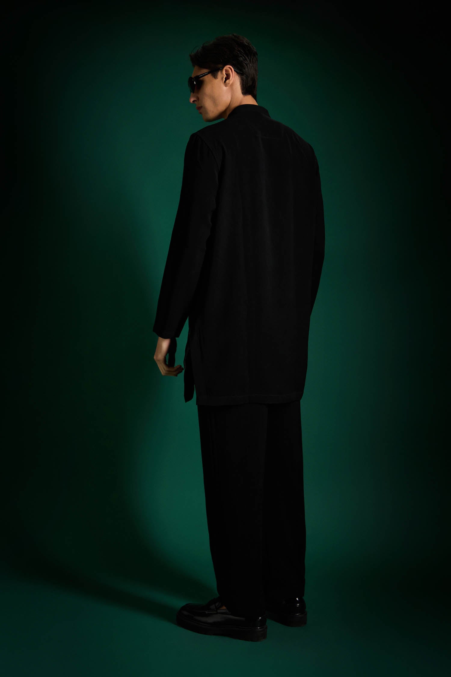 Echelon - Designer Kurta Set - Black