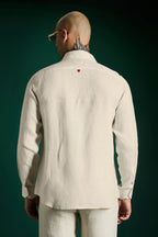 Heart Irish Linen Shirt - Ivory