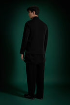 Aquatic Bloom - Hand Embroidered Designer Bundi