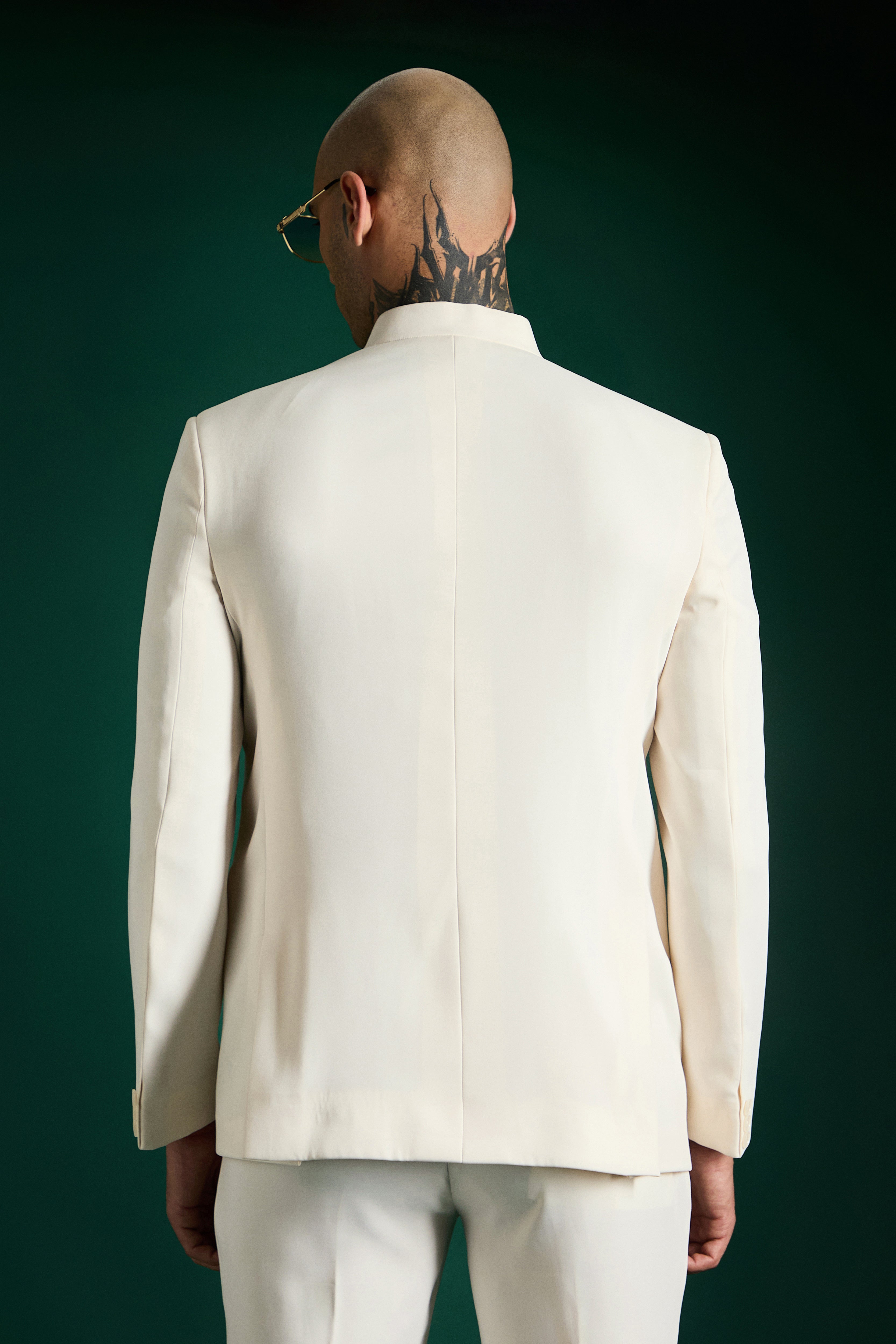 The Highness Bandhgala - Ivory